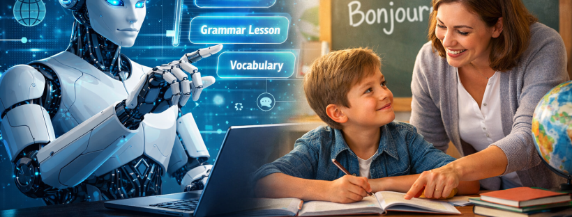 human teacher vs AI language learning trends role of language teacher AI in education